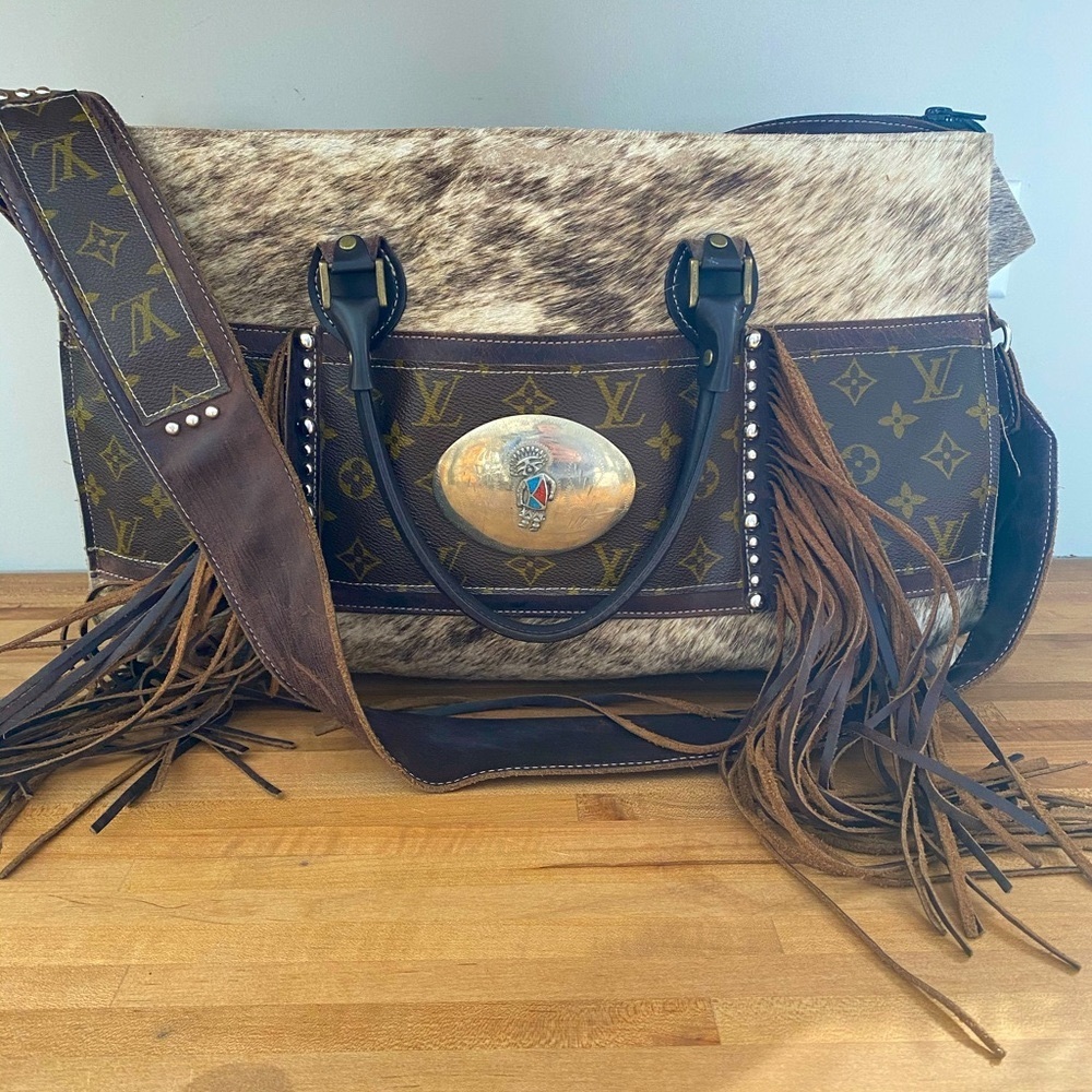 Holy Cow Couture bag- small town tote
